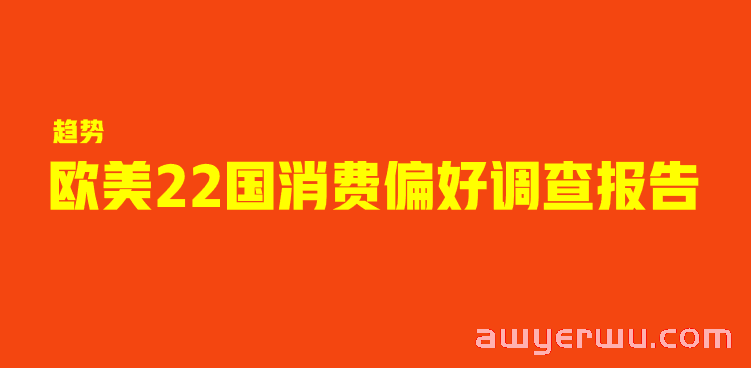 赢麻了！欧美22国跨境消费习惯调查报告，被这些跨境卖家拿捏了！